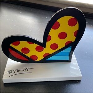 Colorful Heart Sculpture